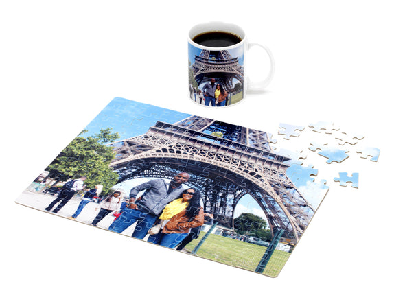 Photo Mug and Photo Puzzle Gift Set