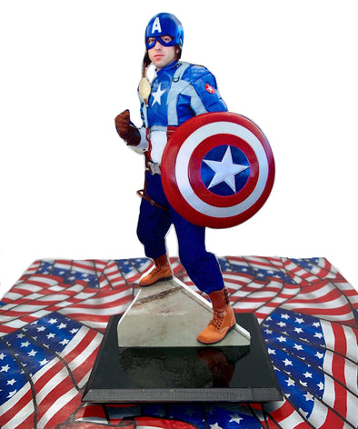Captain America Photo Sculpture
