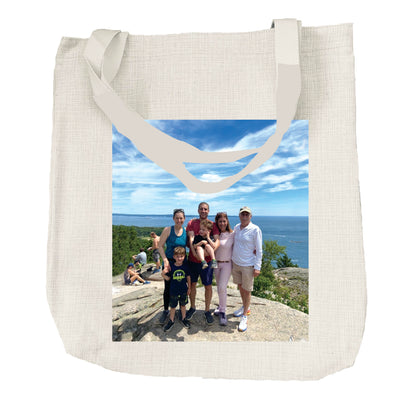 Photo Tote Bag Poly Woven Canvas