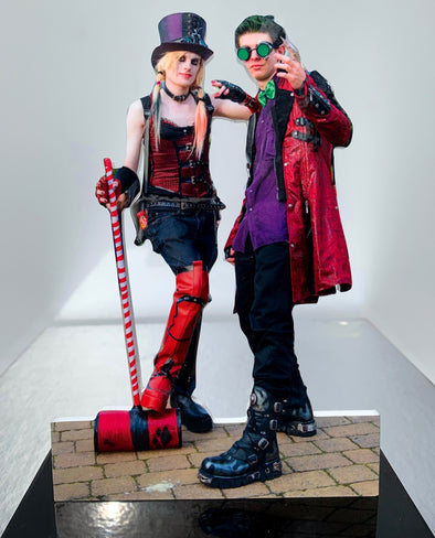 Harley Quinn and Joker Photo Sculpture